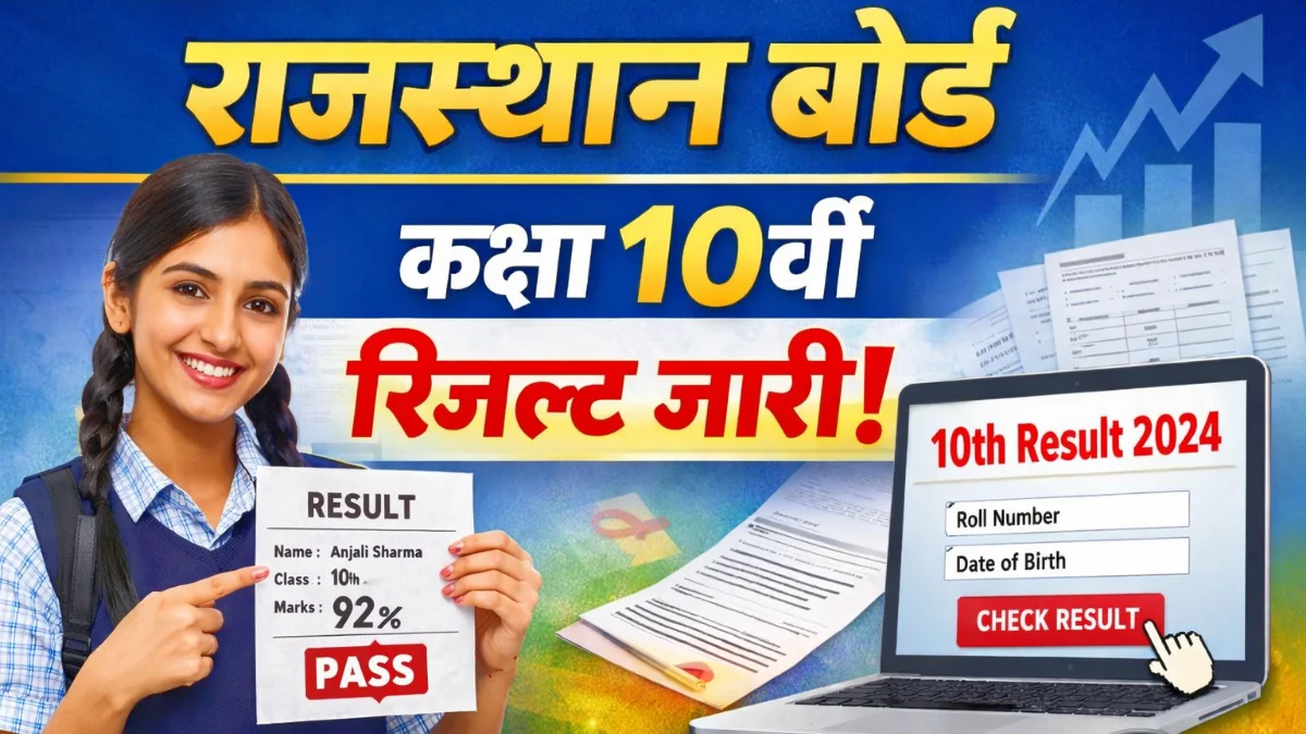 RBSE 10th Result 2026